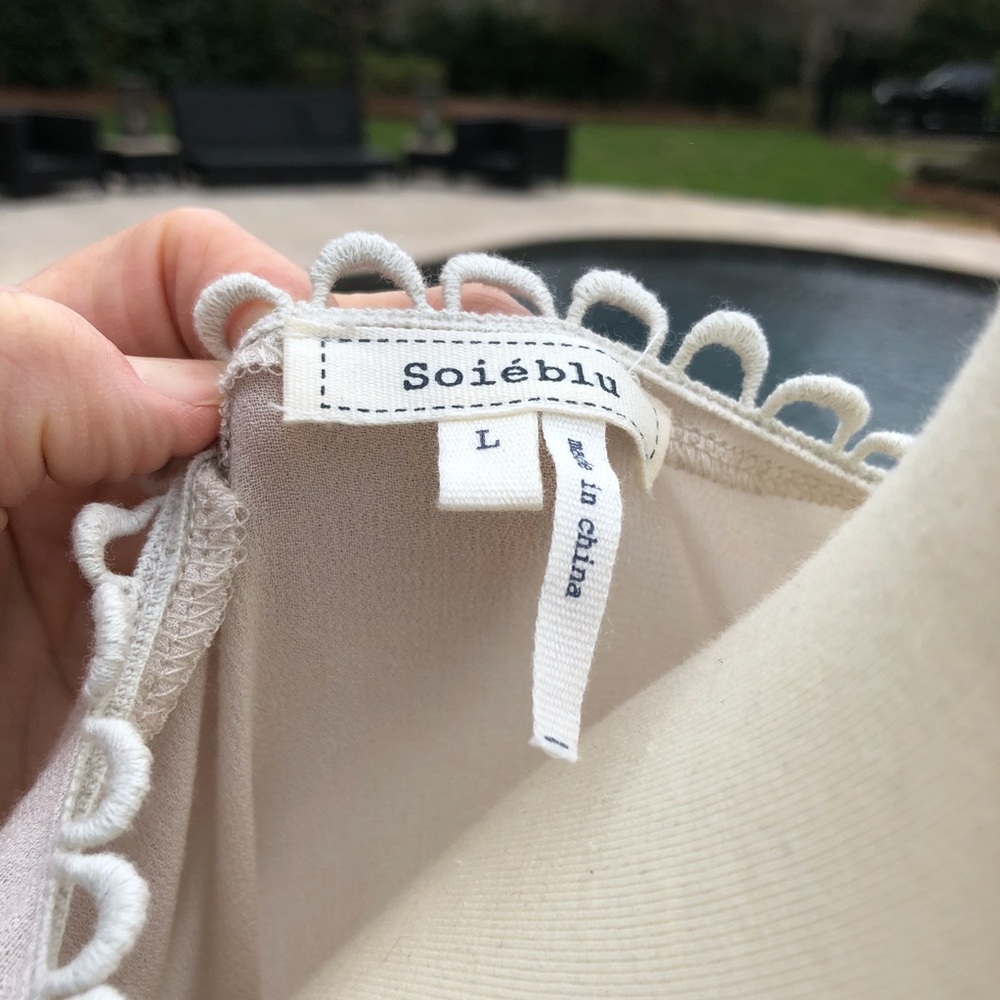 Soieblu Embroidered Top with Tassels - Picture 5 of 8
